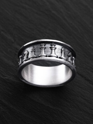 REYTEL Ring 'CHESS' in Zilver