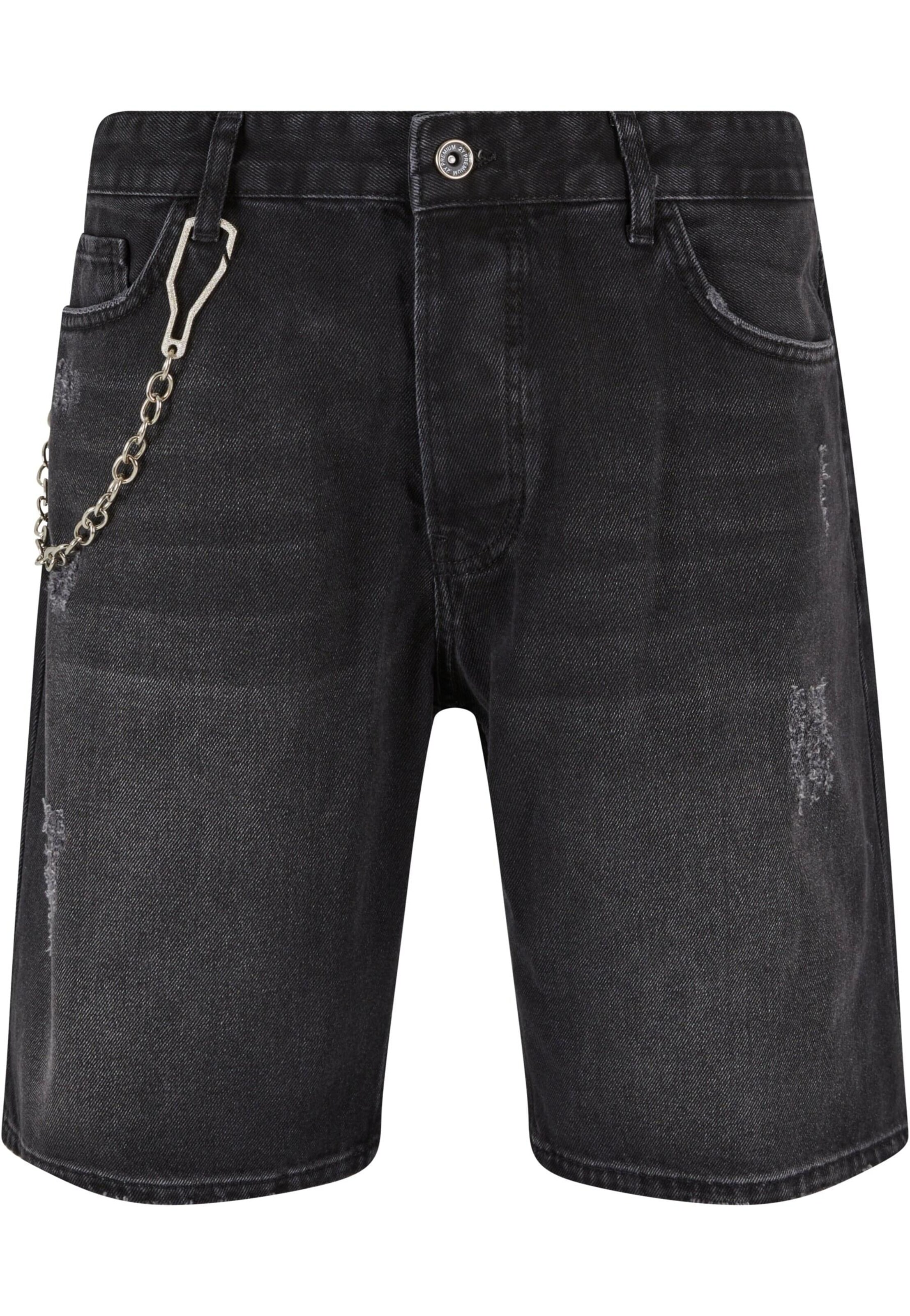 regular Jeans di 2Y Premium in nero: frontale