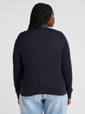 Tommy Hilfiger Curve Kardigan – modrá