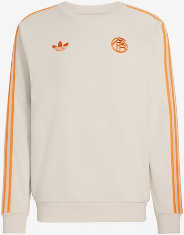 smėlio ADIDAS PERFORMANCE Sportinio tipo megztinis 'FCB': priekis