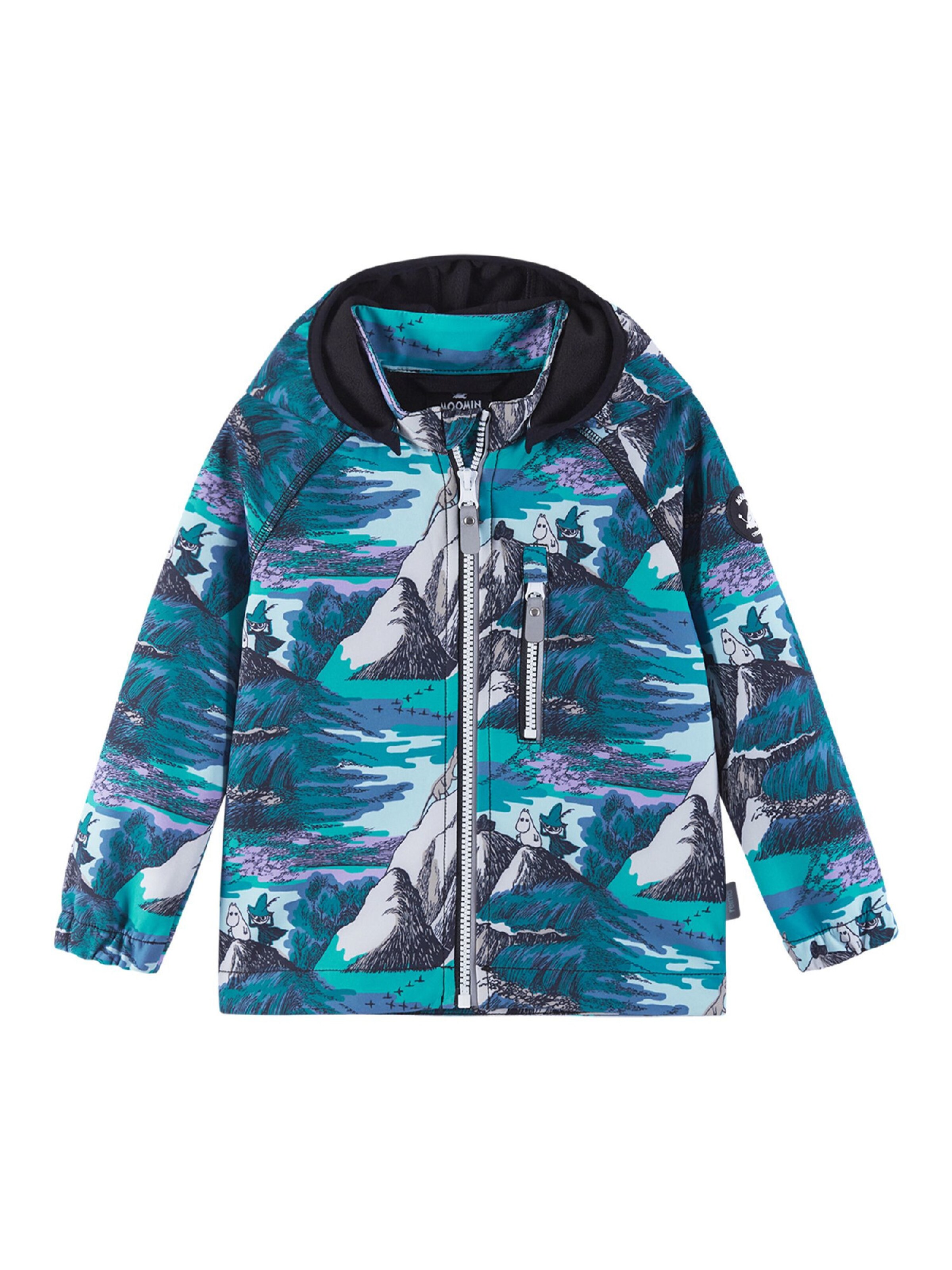 Reima Outdoorjacke 'Moomin Vantti' in Blau: Vorderseite
