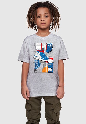 Mister Tee T-Shirt 'Sneaker Collage' in Grau: predná strana