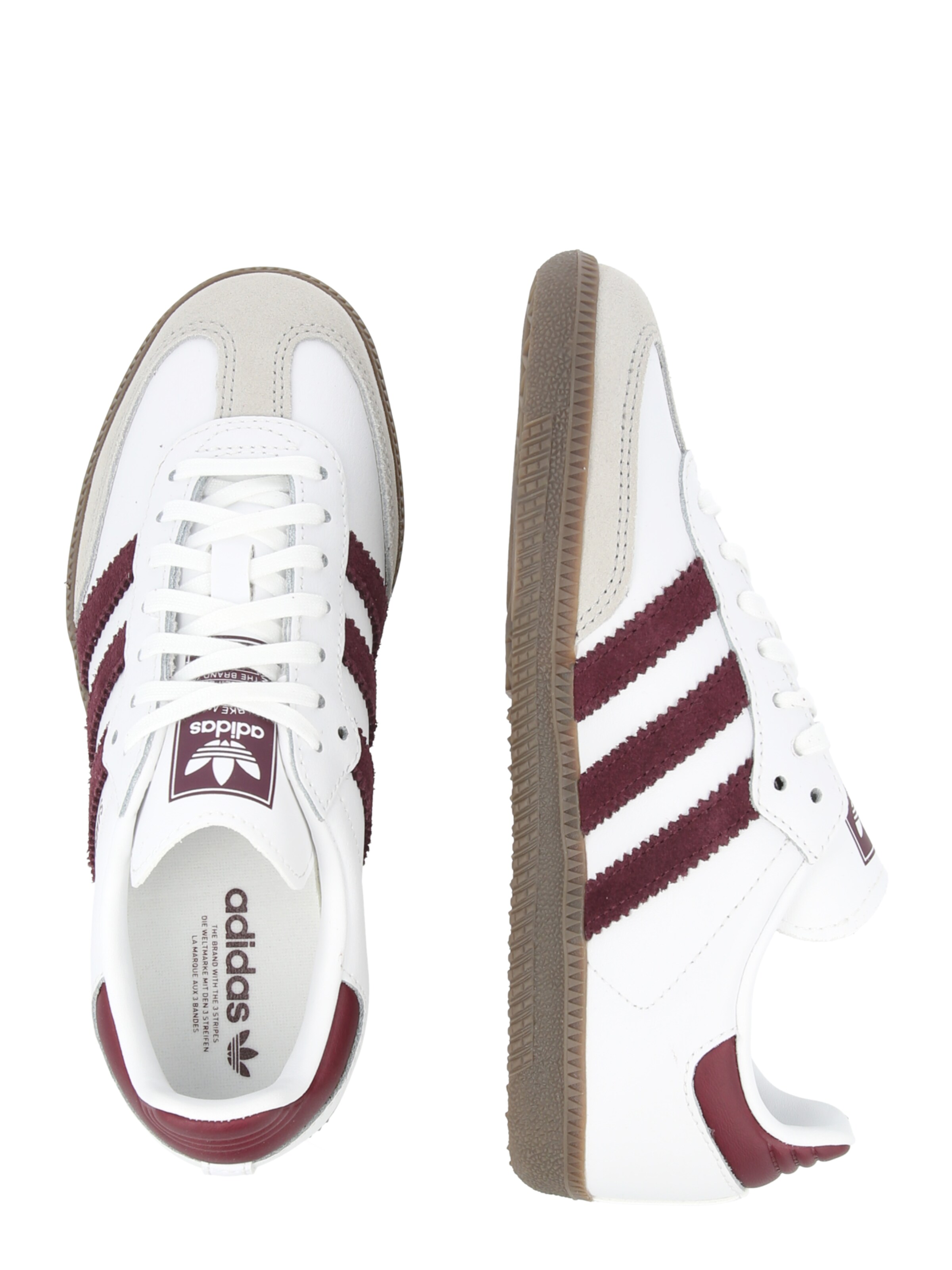 ADIDAS ORIGINALS Σνίκερ 'SAMBA' σε λευκό