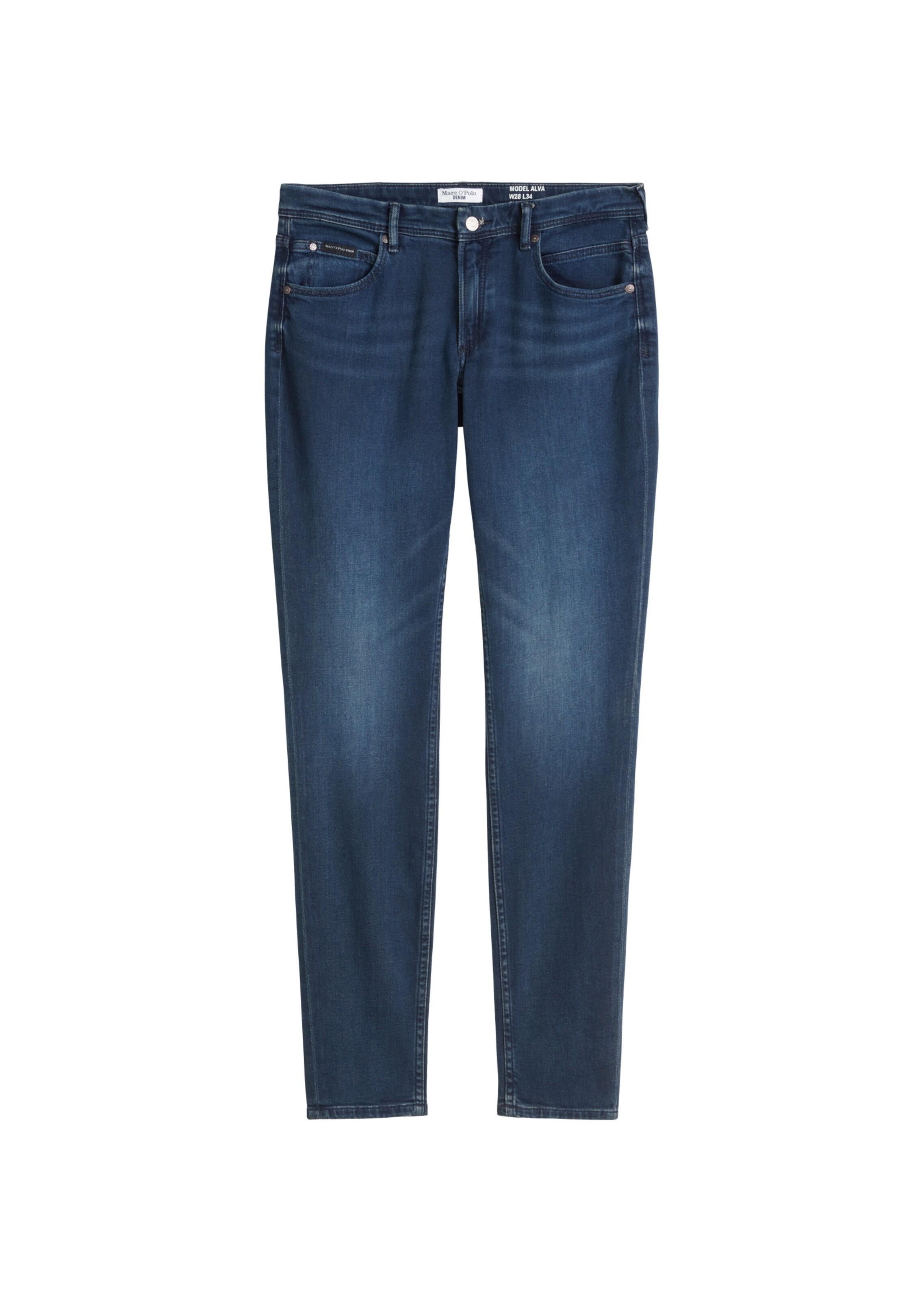 Marc O'Polo DENIM Slimfit Jeans 'Alva' in Blau: Vorderseite