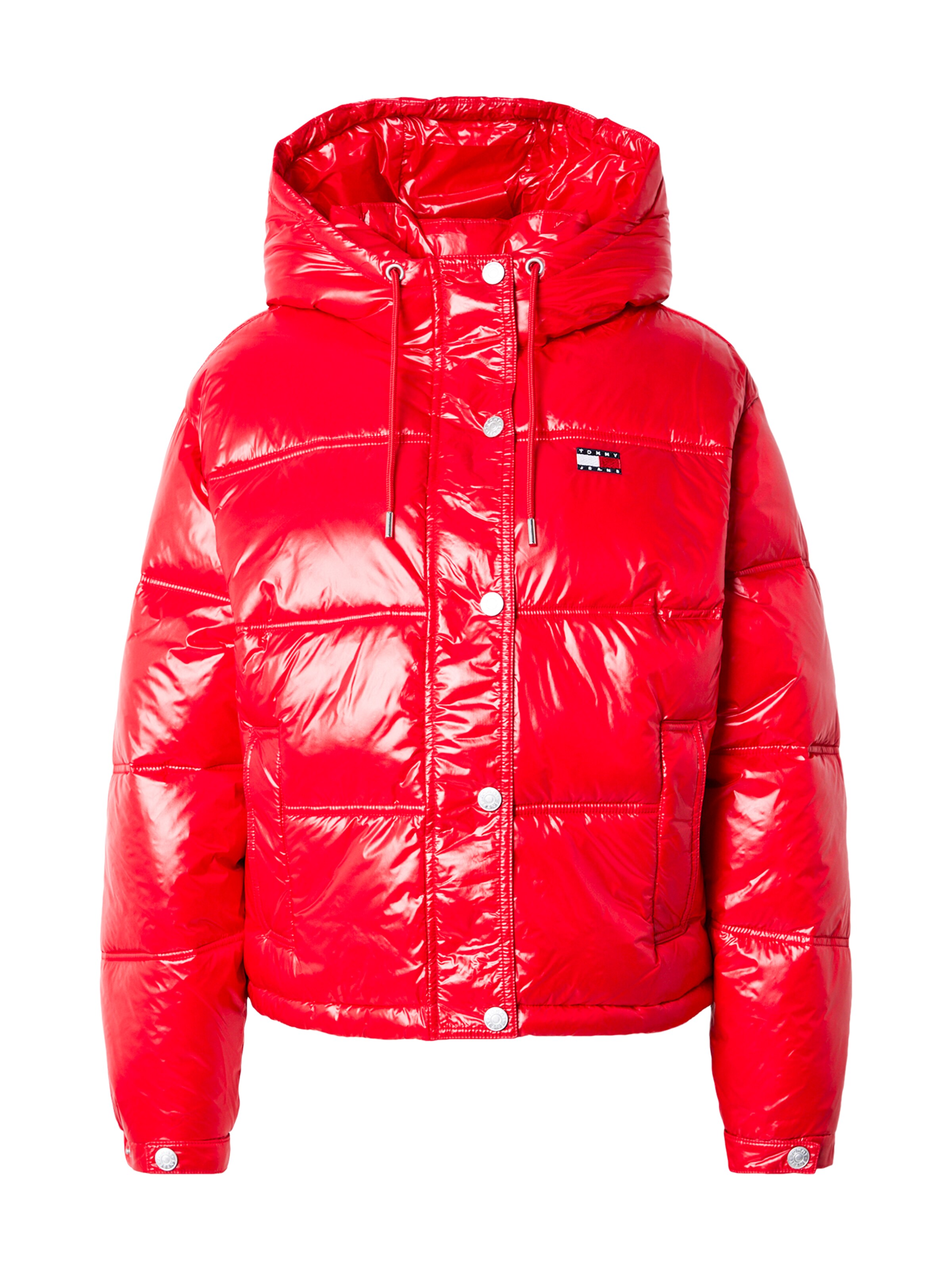 Veste d’hiver Tommy Jeans en rouge : devant