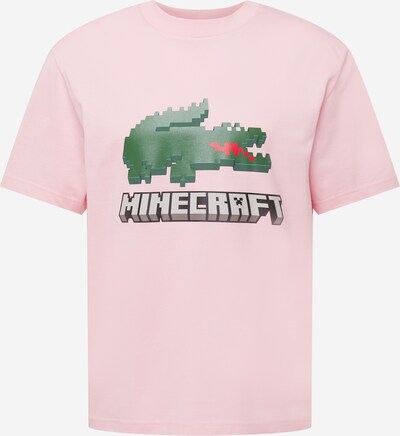 LACOSTE T-Shirt in grau / grün / rosa / rot / schwarz, Produktansicht