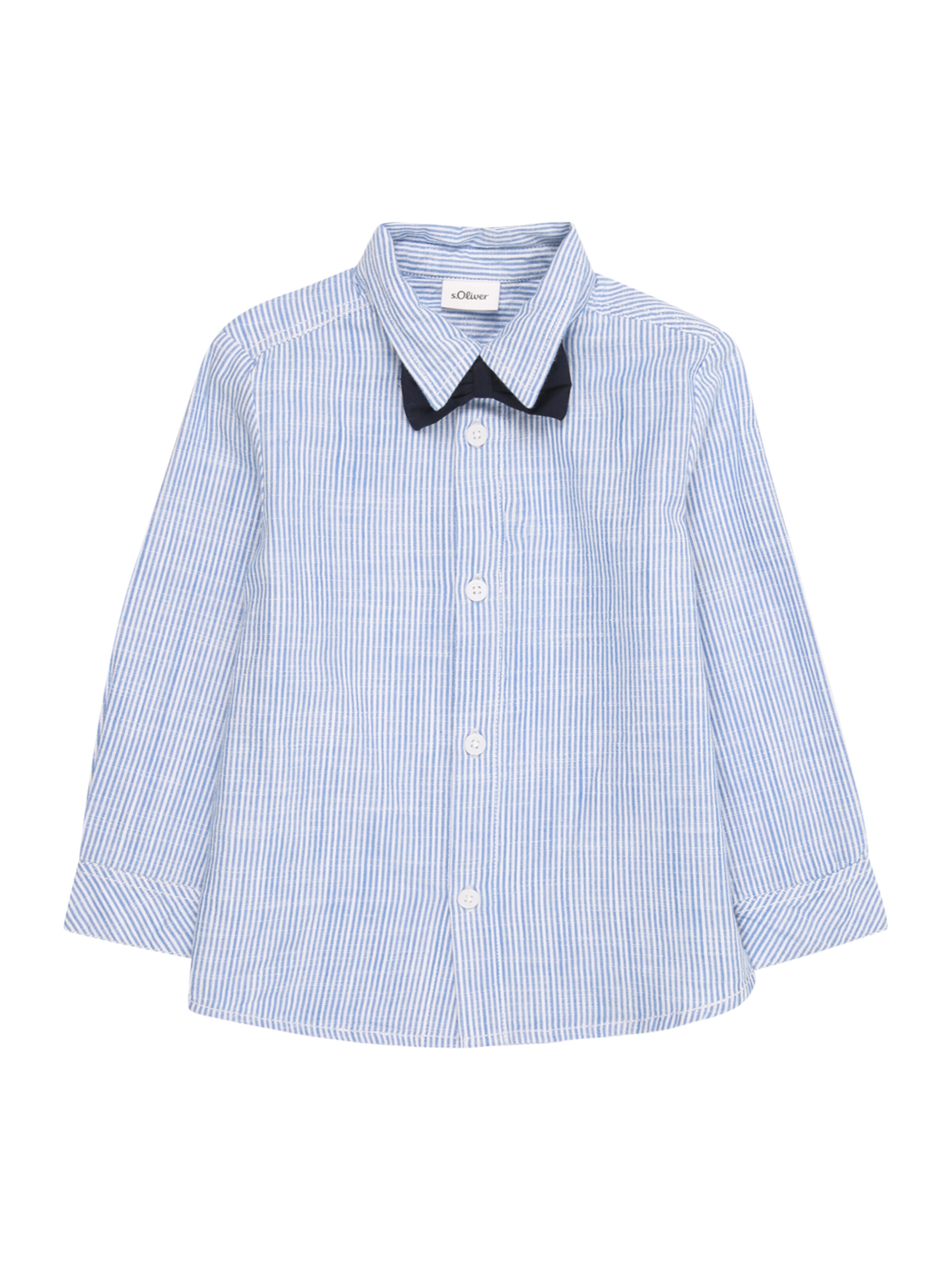 s.Oliver Slim fit Overhemd in Blauw: voorkant