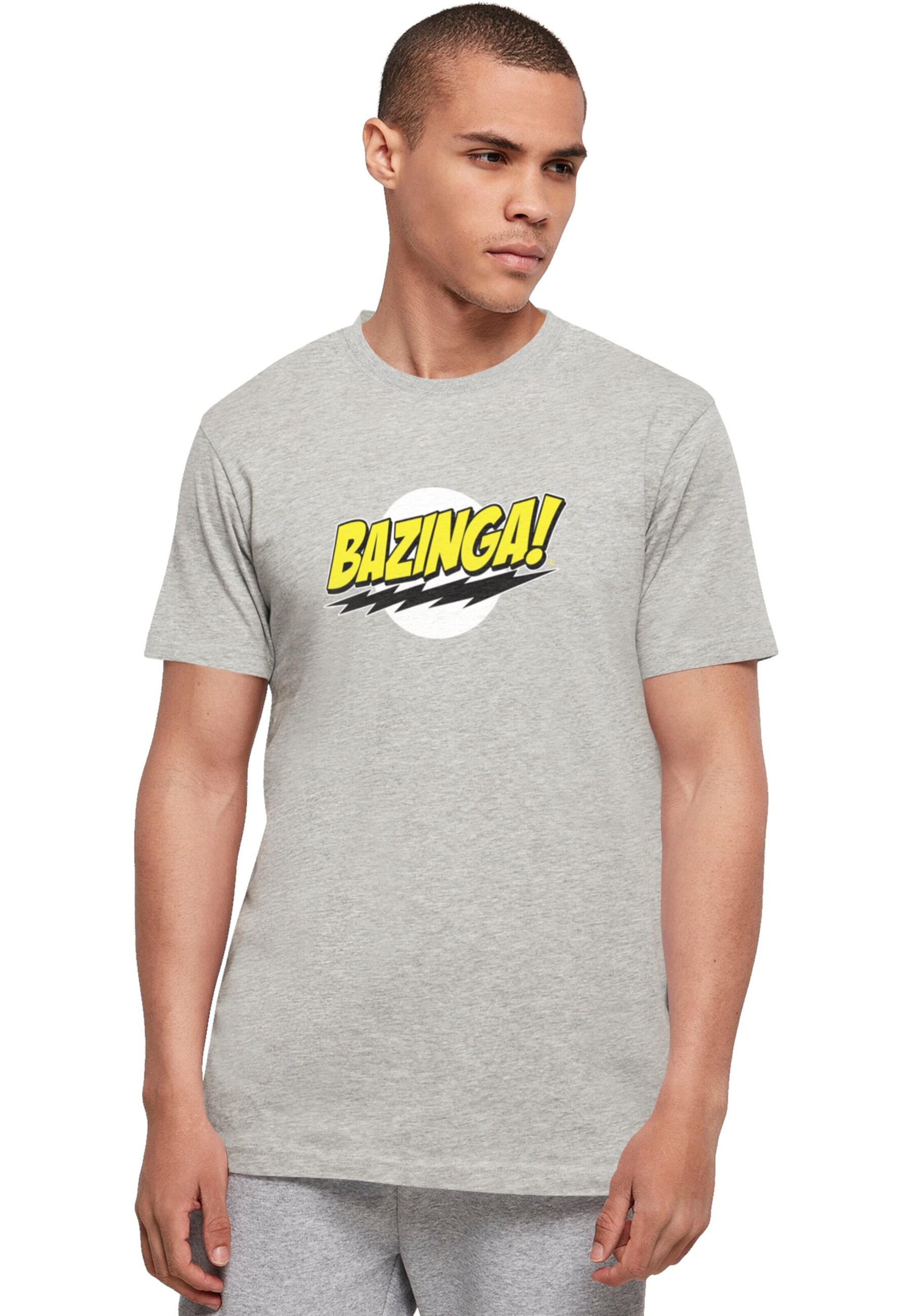 T-Shirt 'Bazinga' ABSOLUTE CULT en gris : devant
