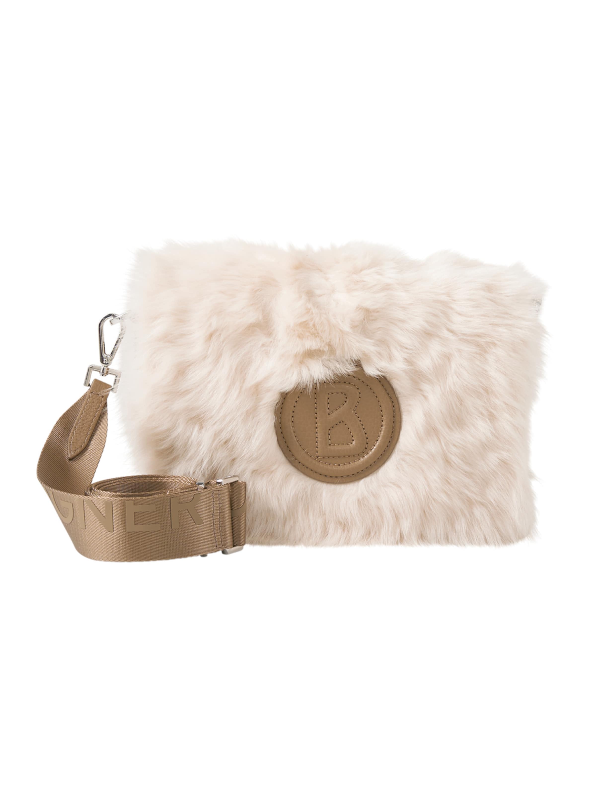 BOGNER Umhängetasche 'Choulex Snow Bar' in Beige: Vorderseite