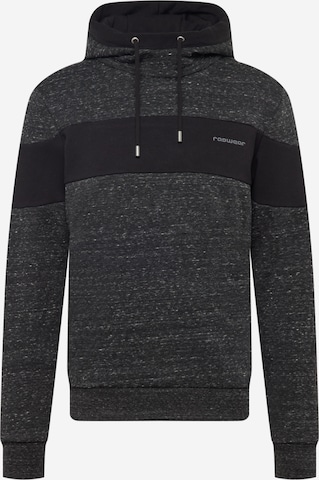 Ragwear Sweatshirt 'PEACEY' in Black: front