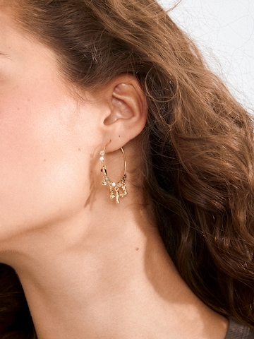 Orecchini 'TOVIN' di Pilgrim in oro: frontale