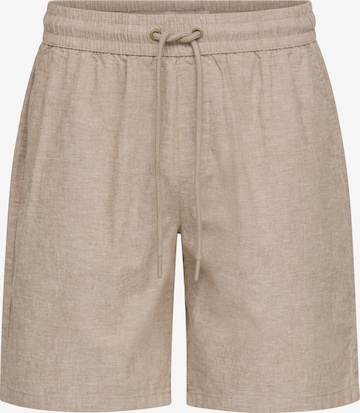 BLEND - Loosefit Pantalón 'BHAban' en beige: frente
