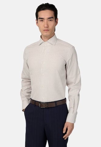 Coupe regular Chemise Boggi Milano en mélange de couleurs : devant