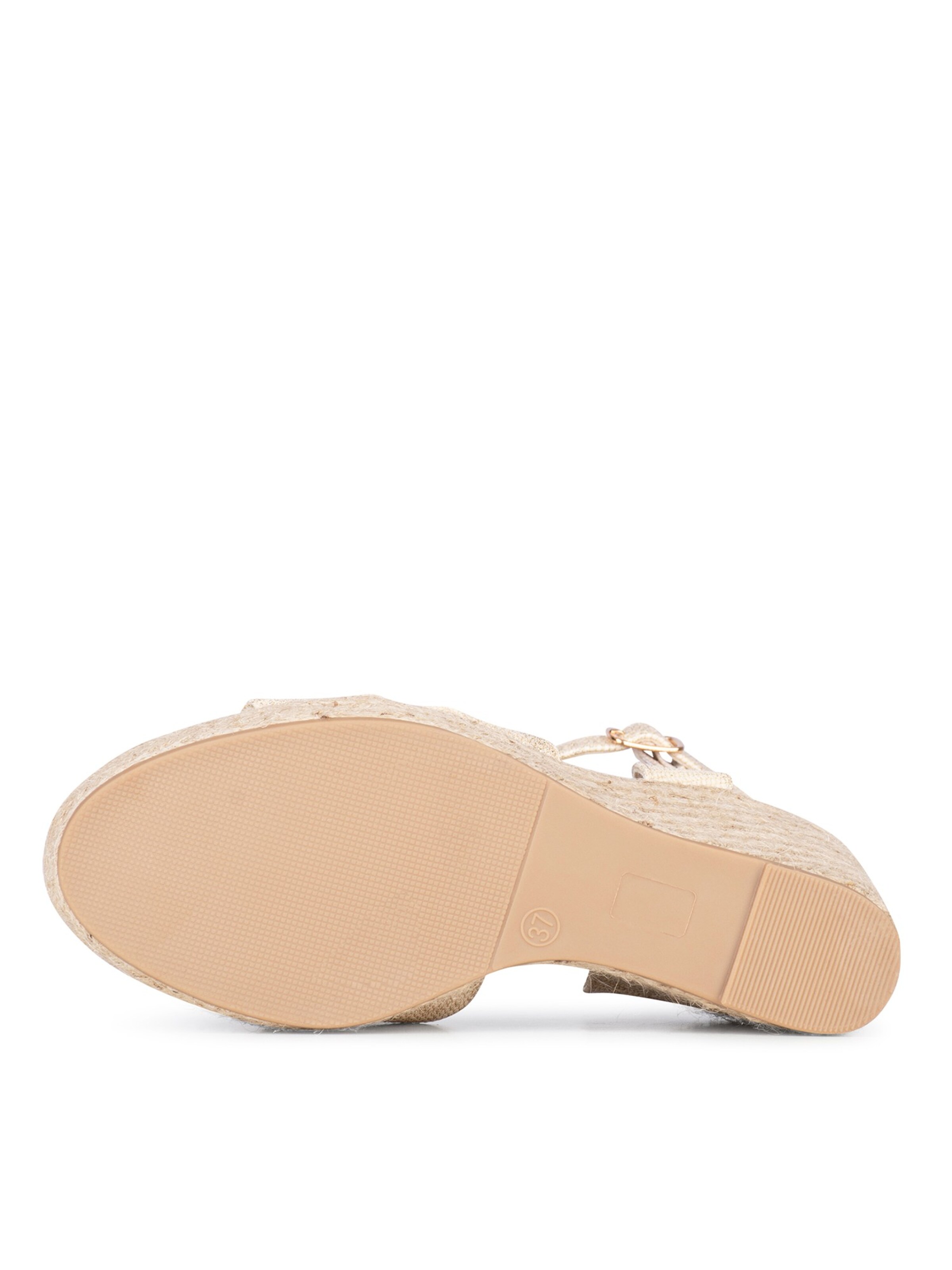 Sandales à lanières 'Nola' POSH by Poelman en or