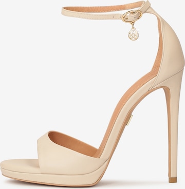 Kazar Remmisandaalit värissä beige: etupuoli