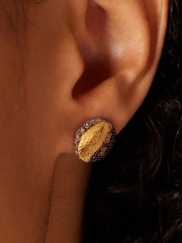 GUESS Earrings 'Sportiv' in Gold: front