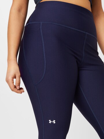 Skinny Pantaloni sport de la UNDER ARMOUR pe albastru