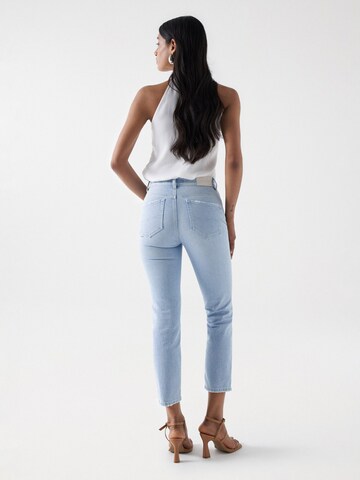 Coupe slim Jean Salsa Jeans en bleu