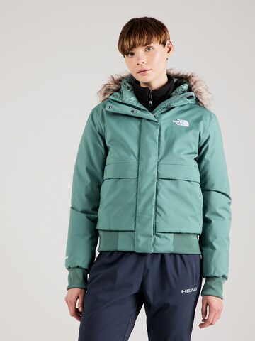 THE NORTH FACE Outdoorová bunda 'ARCTIC' – zelená: přední strana