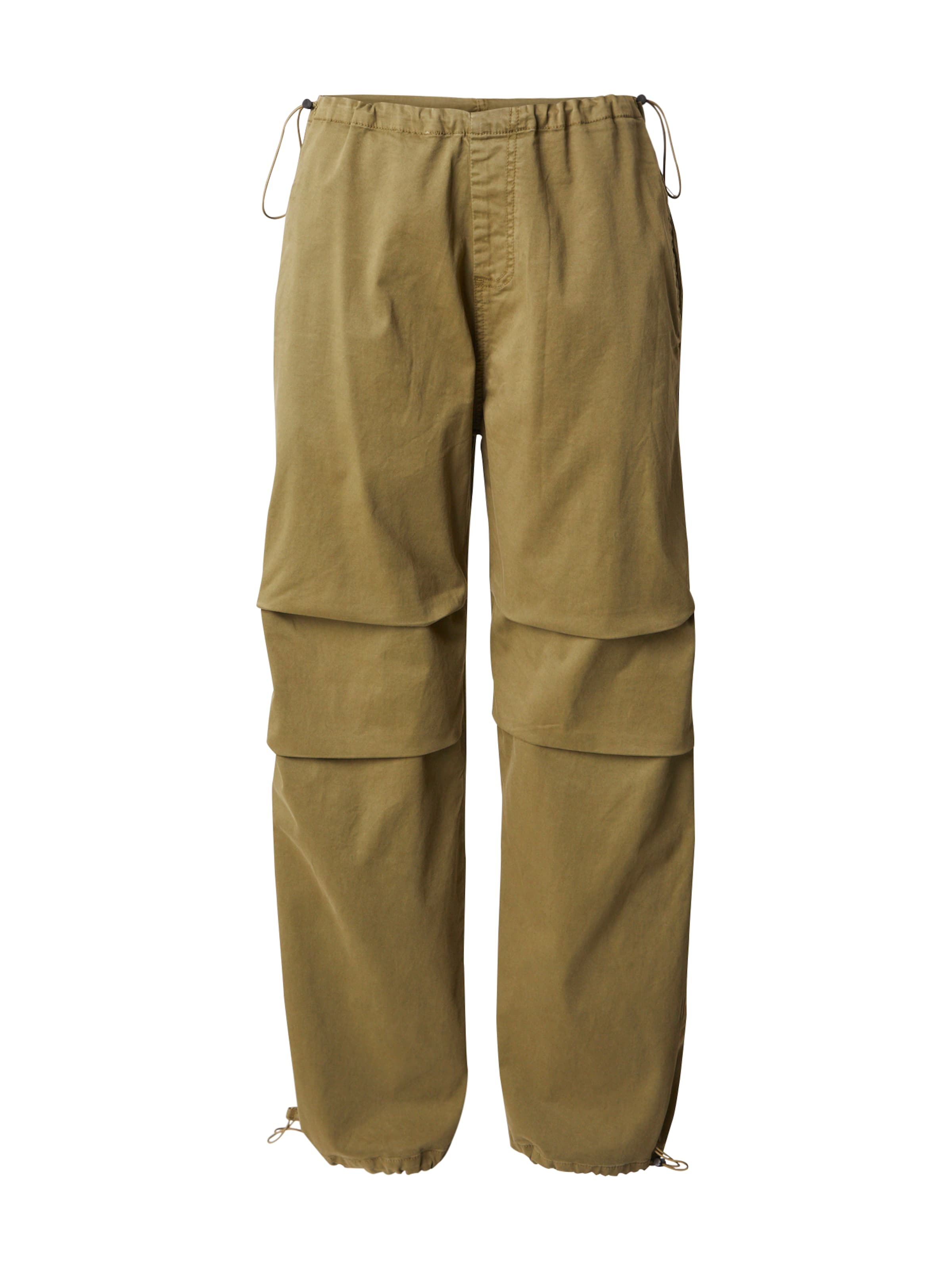 ALPHA INDUSTRIES Trousers in Green: front
