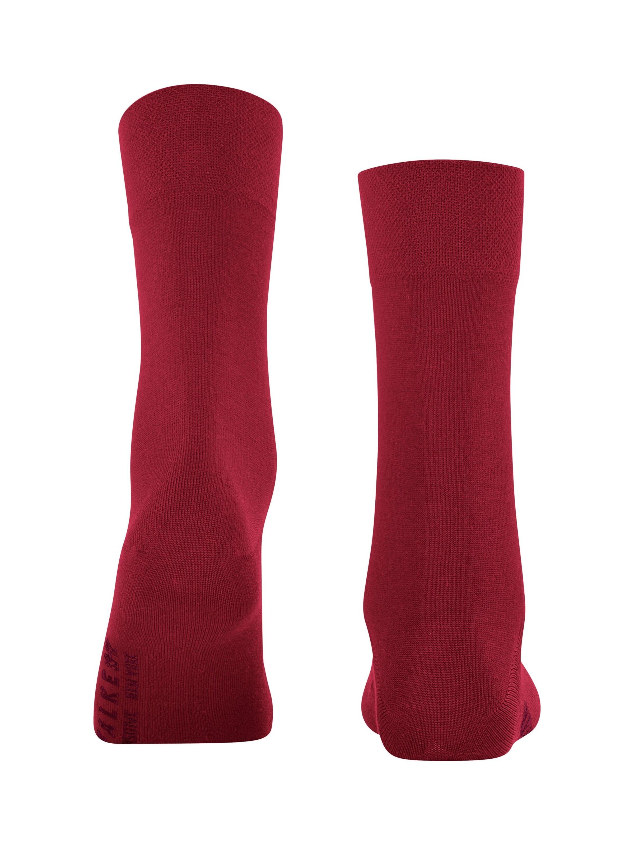 FALKE Socken 'Sensitive New York'‌‌‌‌‌‌‌‌‌‌ in Rot