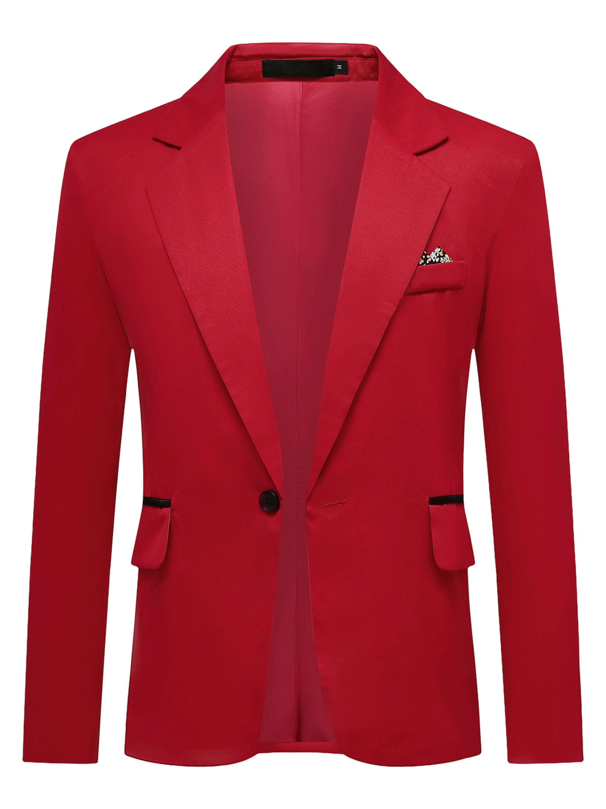 Youthup Slim Fit Sakko in Rot: Vorderseite