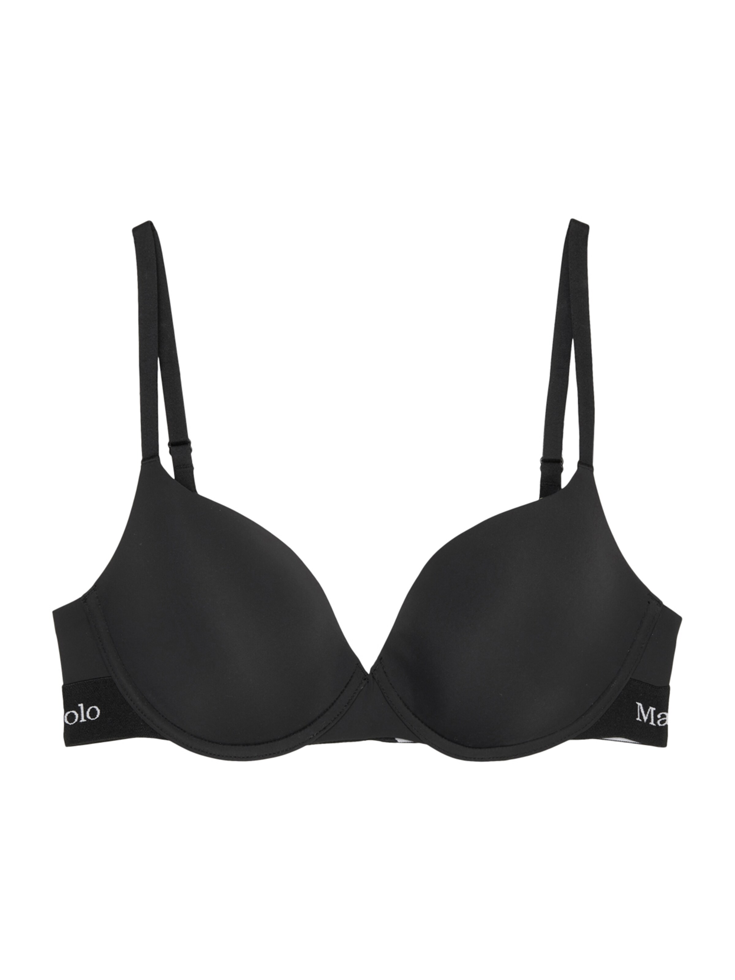 Marc O'Polo Triangel Bügel-BH ' Foundation ' in Schwarz: Vorderseite