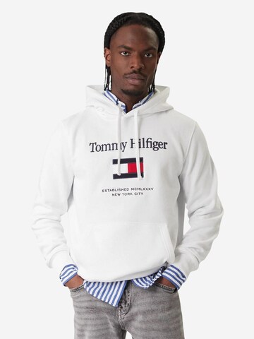 TOMMY HILFIGER - Sudadera 'MW0MW42735' en blanco: frente