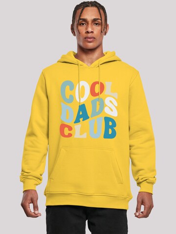 Sweat-shirt 'Cool Dads Club' F4NT4STIC en jaune : devant
