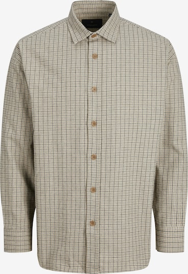 Marškiniai 'JPRBLAbradfort' iš JACK & JONES, spalva – rusvai pilka / juoda / balta, Prekių apžvalga