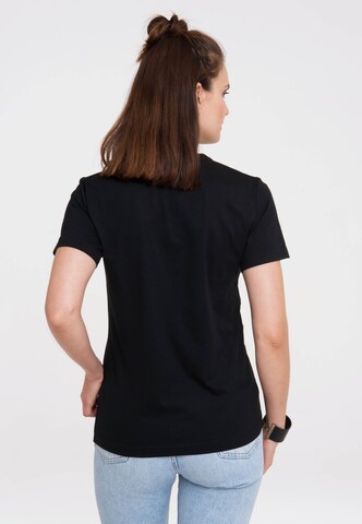 LOGOSHIRT T-Shirt 'Star Wars Logo' in Schwarz