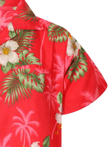 King Kameha Shirt 'Small Flower'‌‌‌‌‌‌‌‌ in Pink