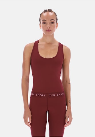 Top 'Rihanna Essentials' di Ted Baker in rosso: frontale