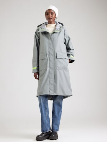 No. 1 Como Between-Seasons Coat in Grey: front
