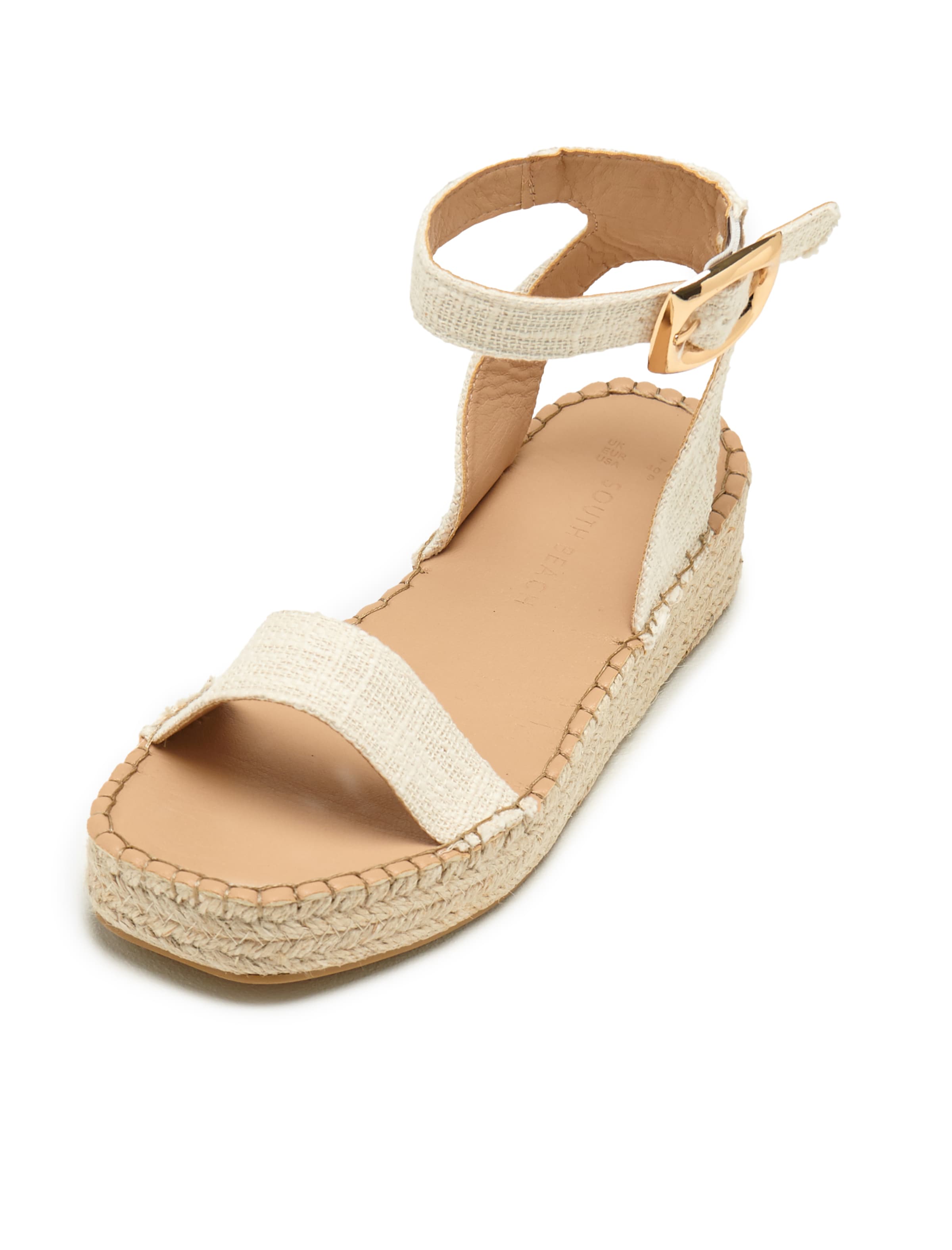 Sandales South Beach en beige : devant