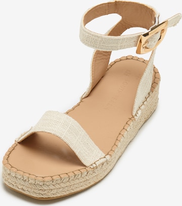 South Beach Sandale in Beige: Vorderseite