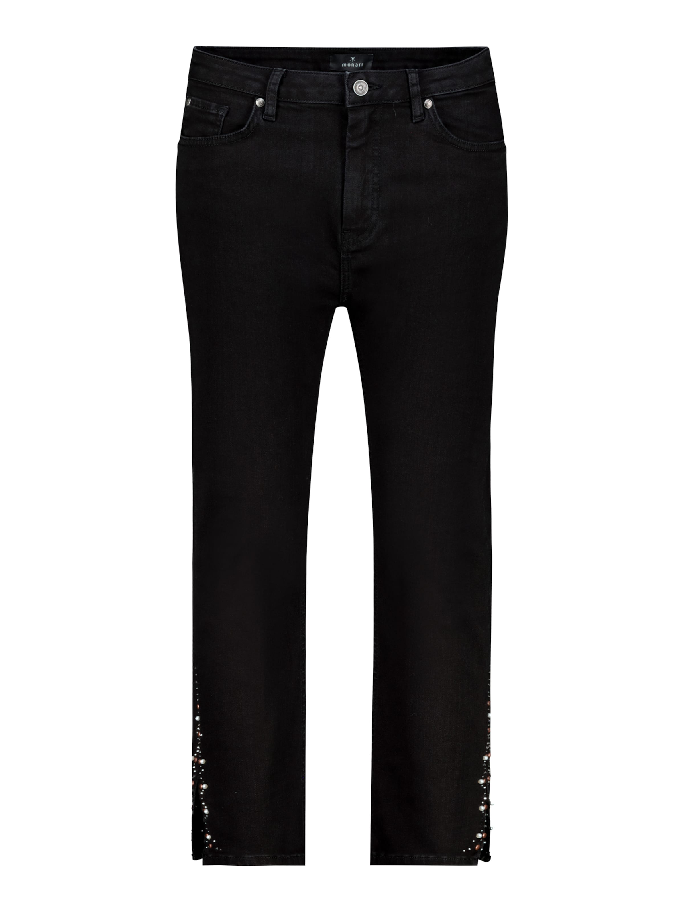 regular Pantaloni di monari in nero: frontale