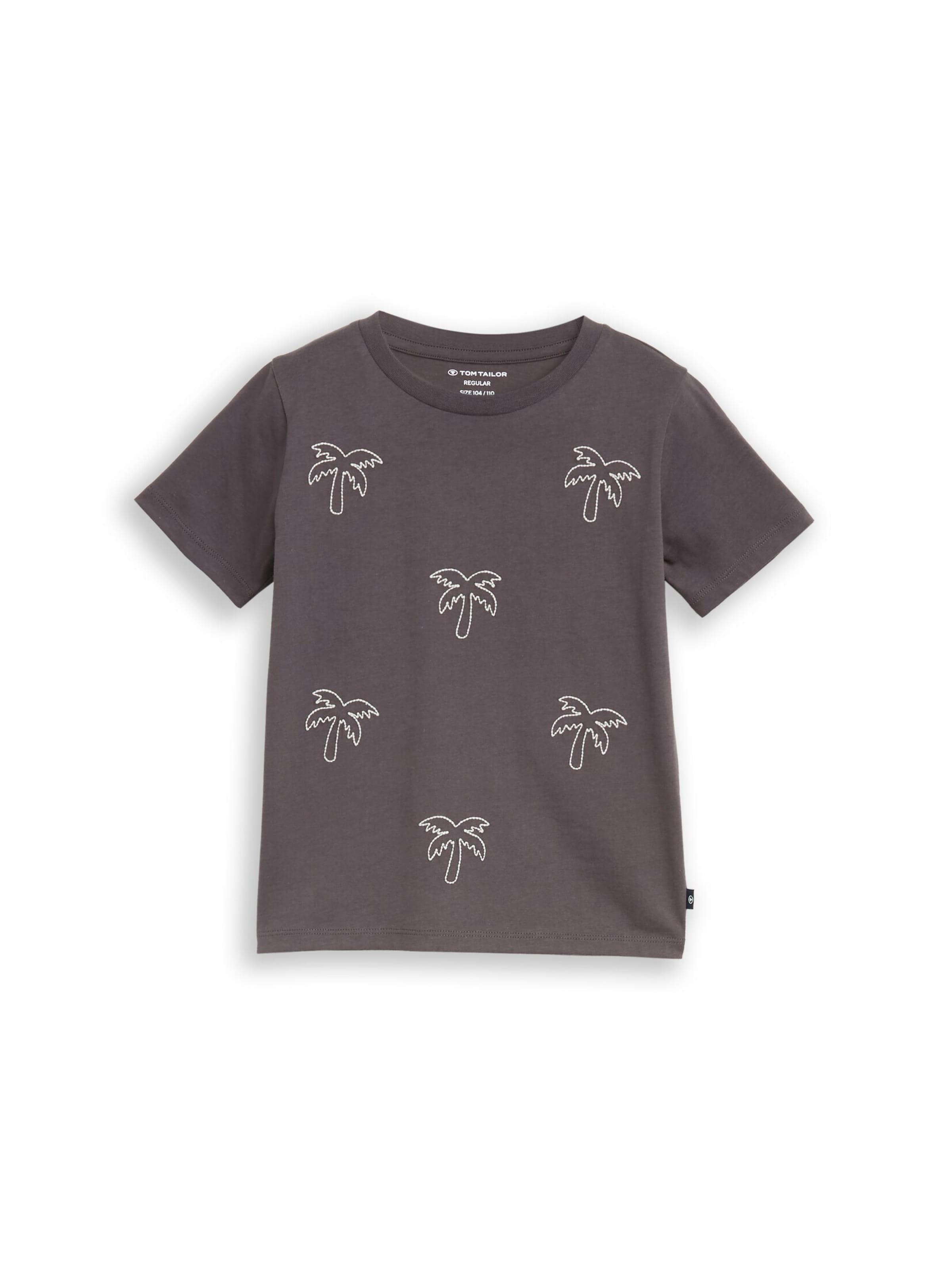 TOM TAILOR Shirt in Grey: front