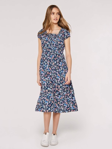 Apricot Summer Dress in Blue: front