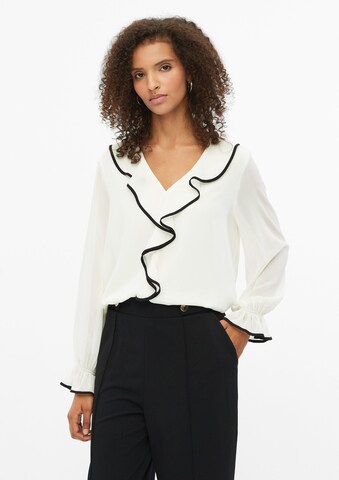 s.Oliver Blouse in Beige: voorkant