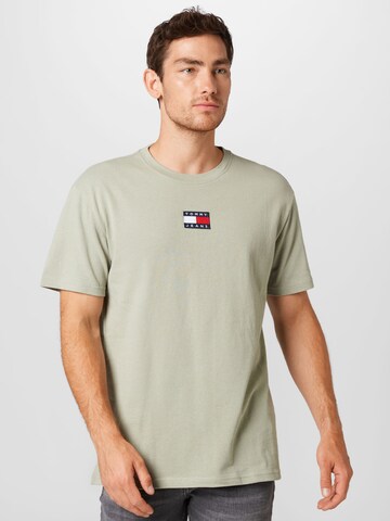 Tommy Jeans - Camiseta en verde: frente