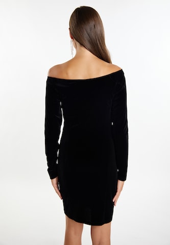 faina - Vestido de gala 'Caspio' en negro