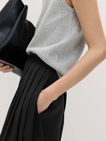 Marks & Spencer Wide Leg Hose in Schwarz