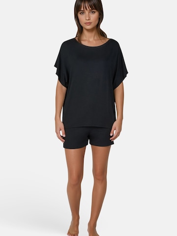 Myjama Pajama Shirt 'Curly' in Black