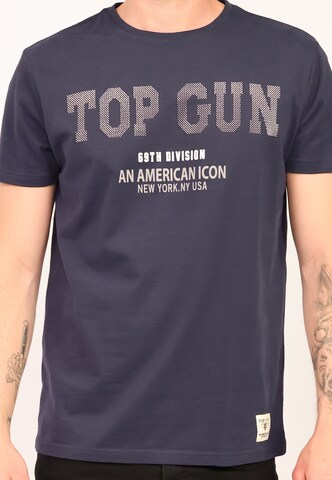 TOP GUN Shirt 'TG20213006' in Blue