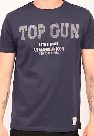 TOP GUN Shirt 'TG20213006' in Blauw