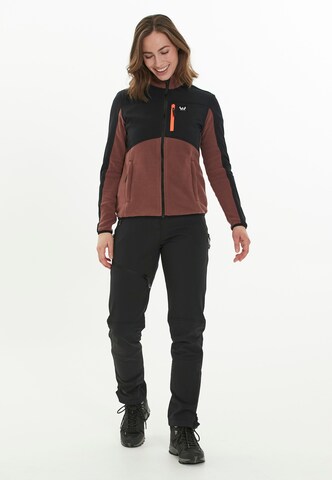 Whistler Athletic Fleece Jacket 'Evo' in Brown