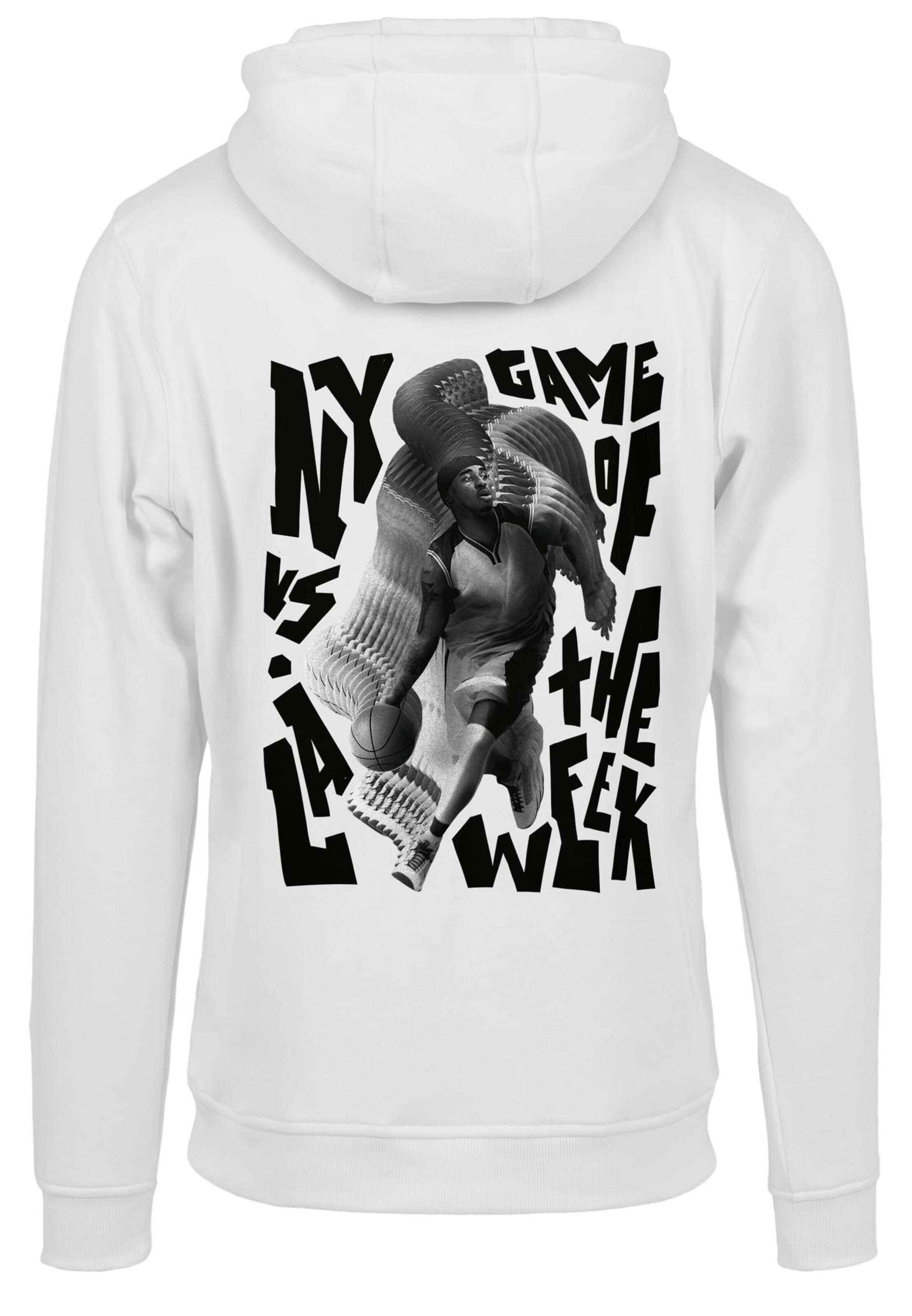 MT Men Sweatshirt 'Game Of The Week' in Weiß