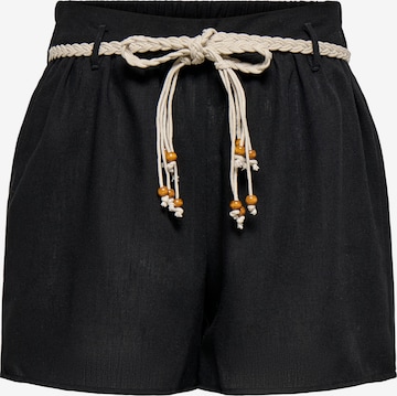 JDY Loose fit Trousers in Black: front