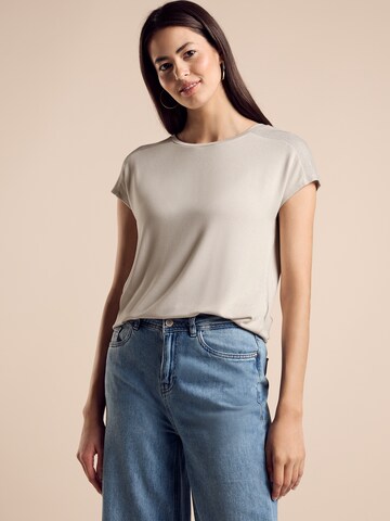 STREET ONE T-Shirt in Beige: Vorderseite